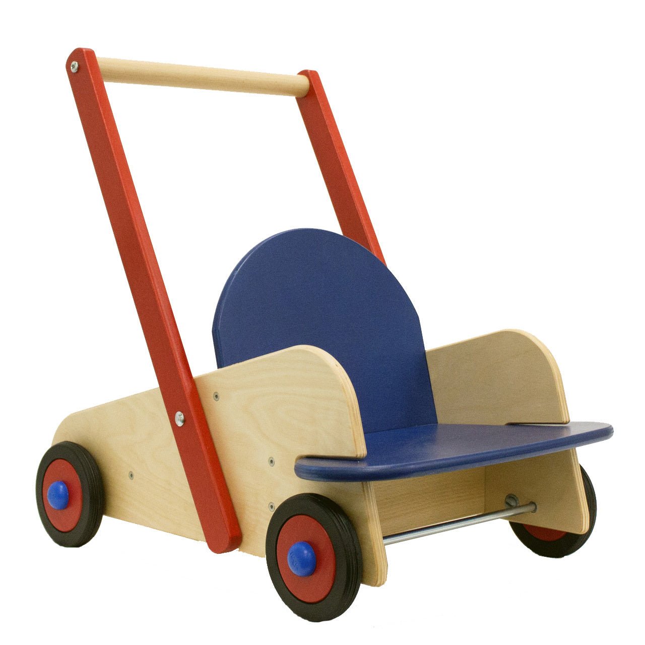 Wooden walker cheap wagon with blocks