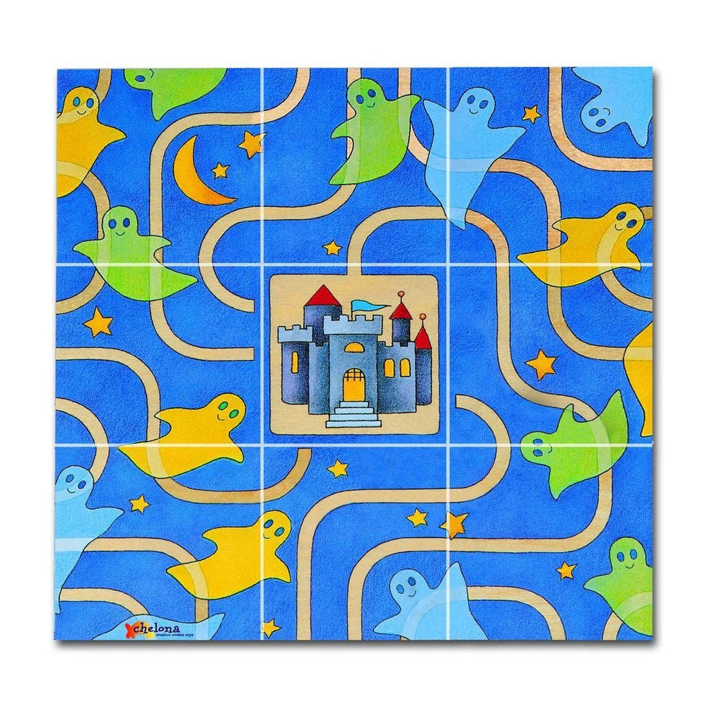 Chelona Chelona Pocket Puzzle - Ghosts (9 pcs) - blueottertoys - C11183