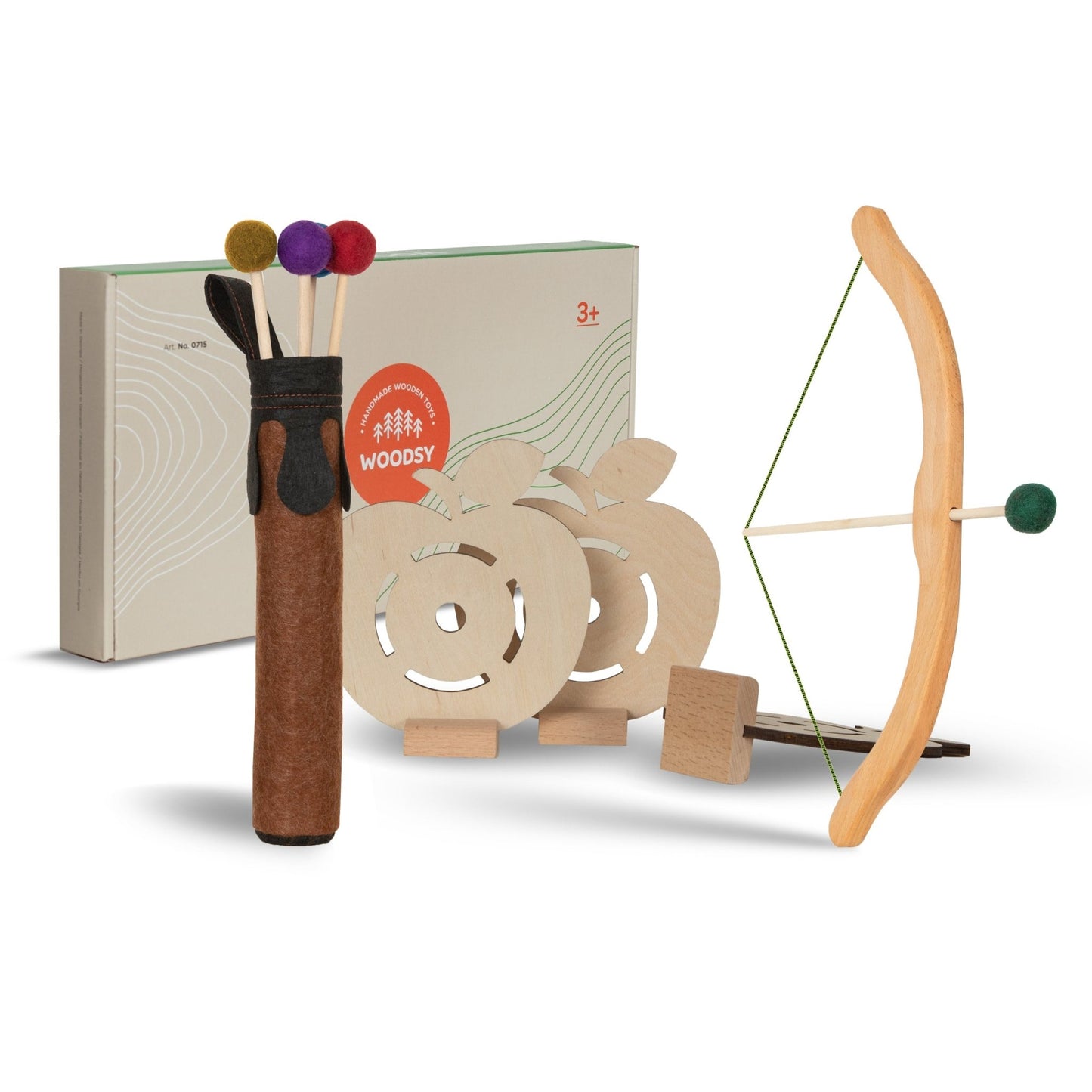 Woodsy Children's Wooden Toy Archery Set by Woodsy - blueottertoys - WD0715