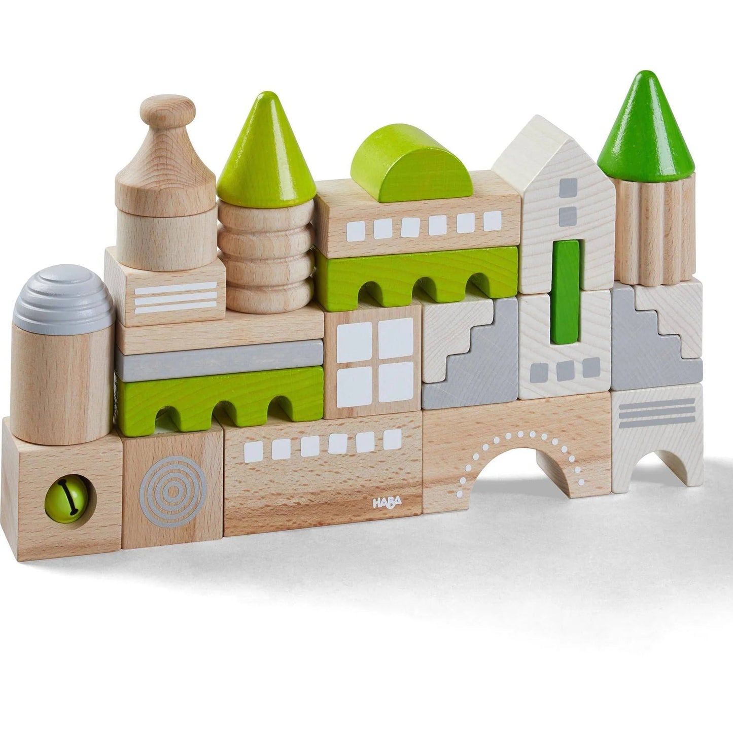 coburg building blocks by haba - 28 pcs