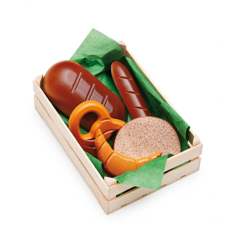 Erzi Erzi Assorted Wooden Baked Goods for Pretend Play - blueottertoys - E28130
