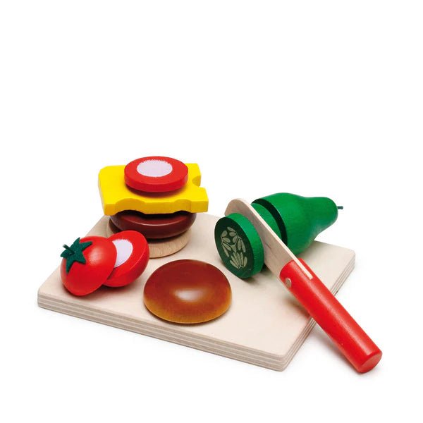 Erzi cheeseburger cutting set