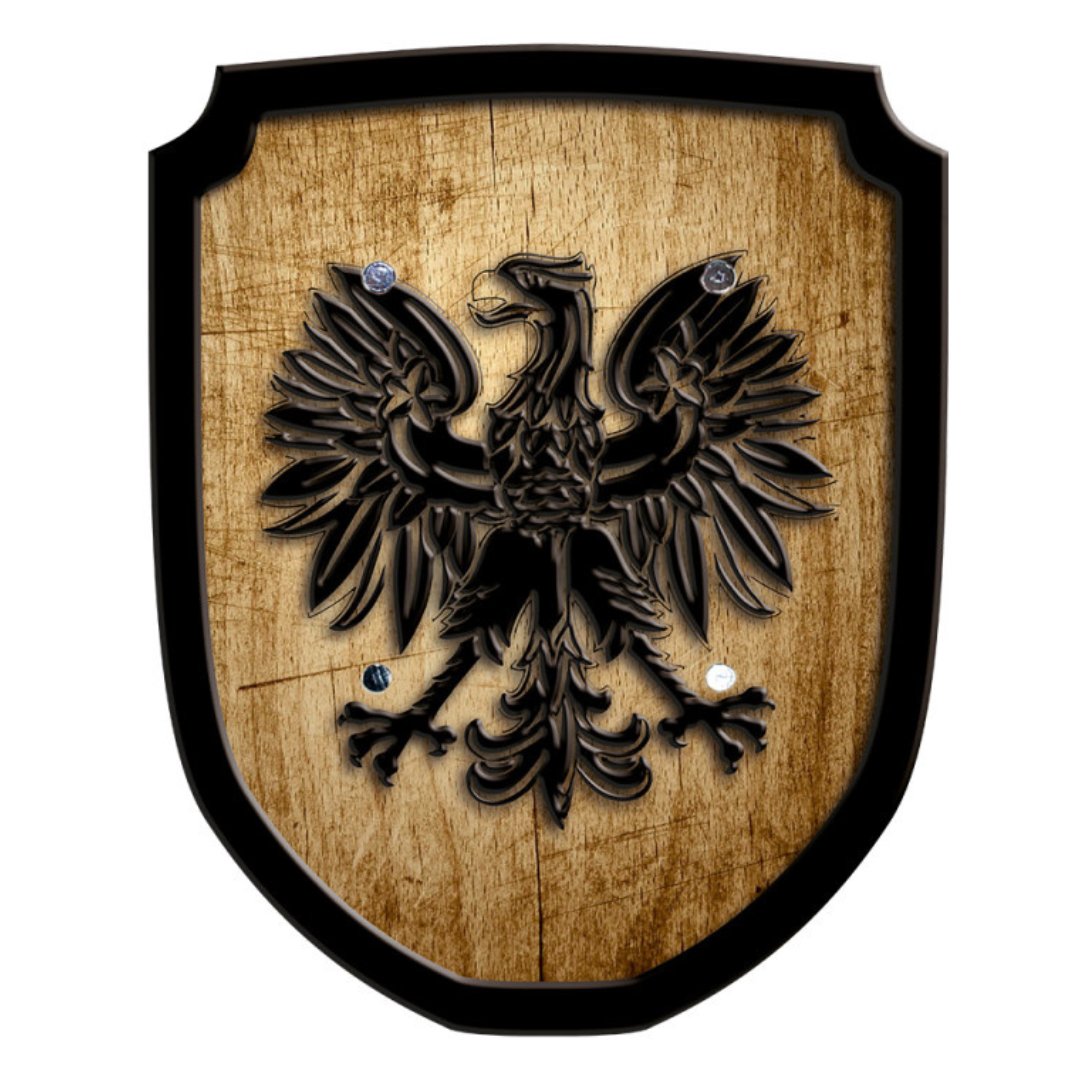 Holzspielerei Escutcheon Wooden Play Shield - Eagle - blueottertoys - HZ33550 - N