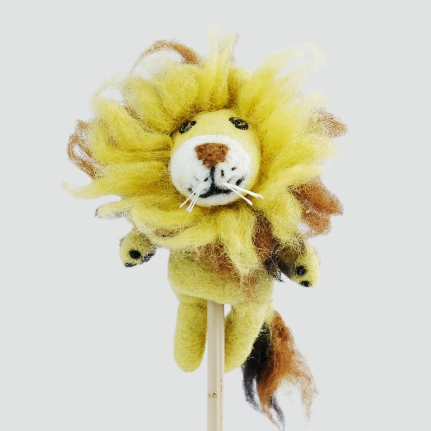 Winding Road Jungle Finger Puppet Lion