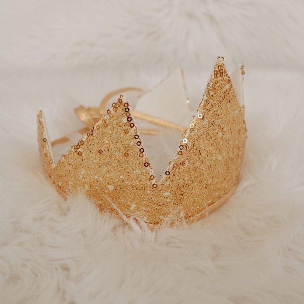 moimili.us “Gold Sequins” Crown - blueottertoys - 5904119243059