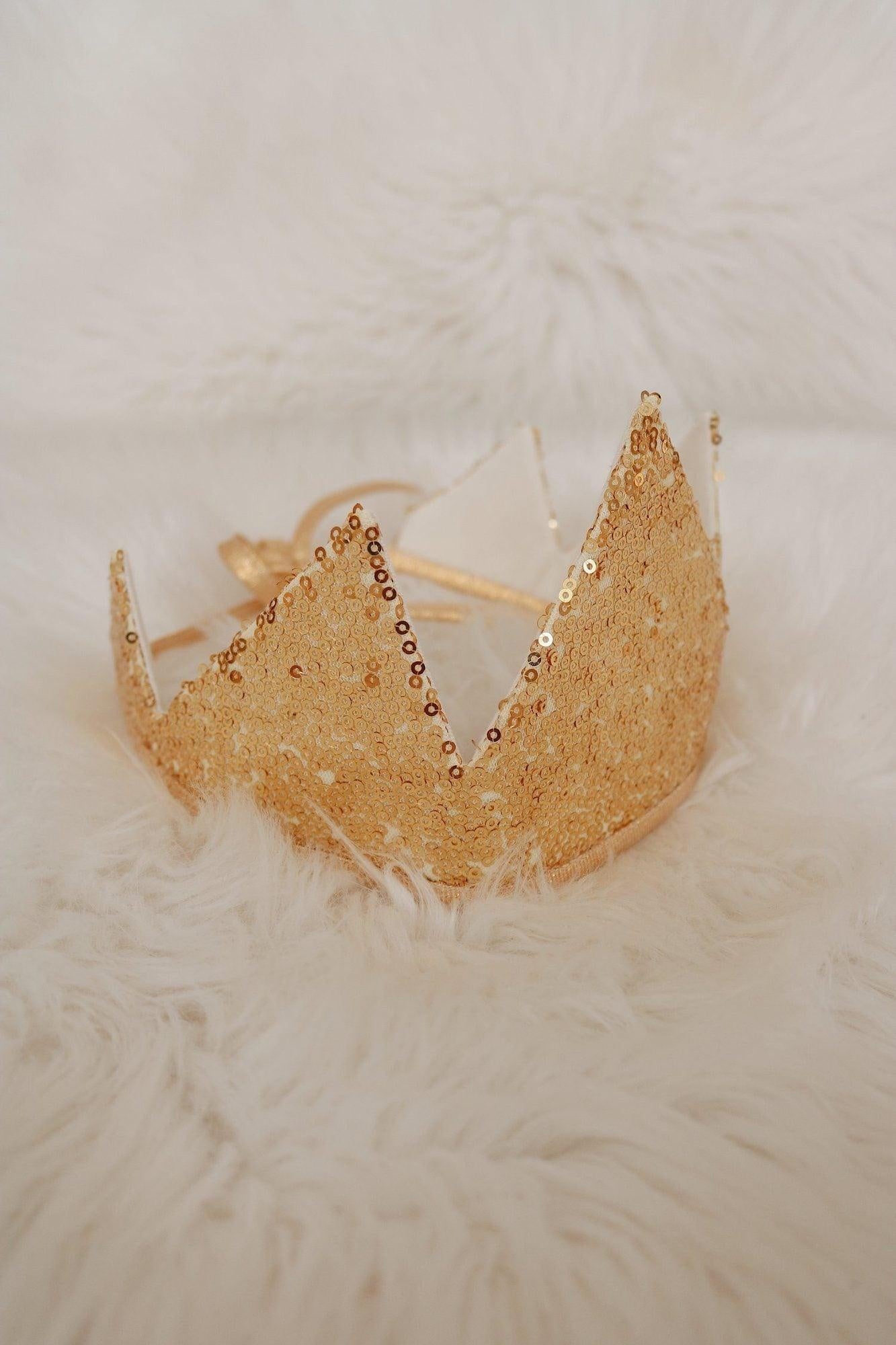 moimili.us “Gold Sequins” Crown - blueottertoys - 5904119243059