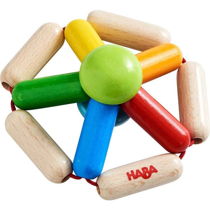 haba wooden carousel rattle