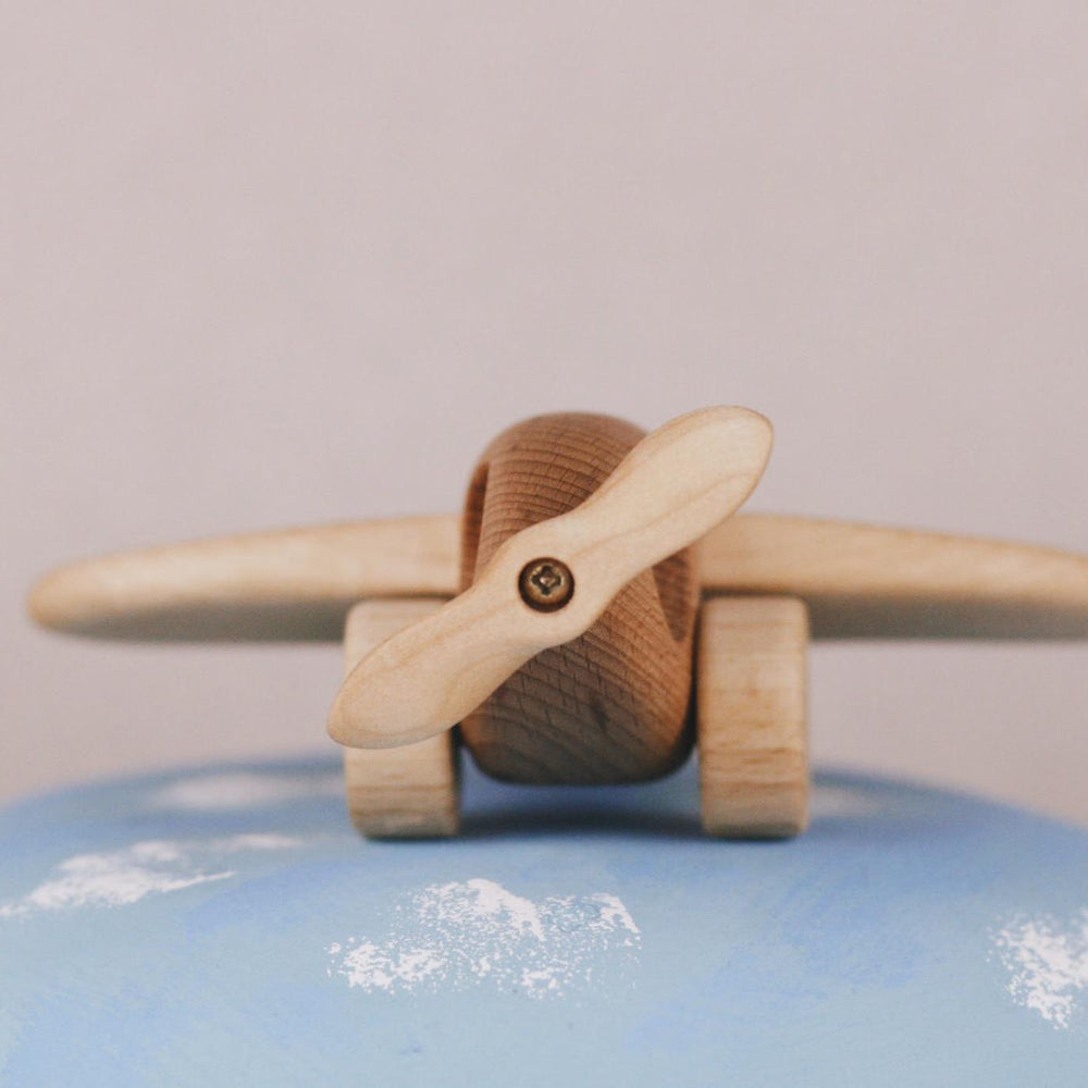 
                  
                    Handcrafted Toys Handmade Wooden Airplane - blueottertoys - TPWP
                  
                