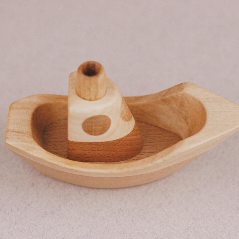 
                  
                    Handcrafted Toys Handmade Wooden Boat - blueottertoys - TPB
                  
                