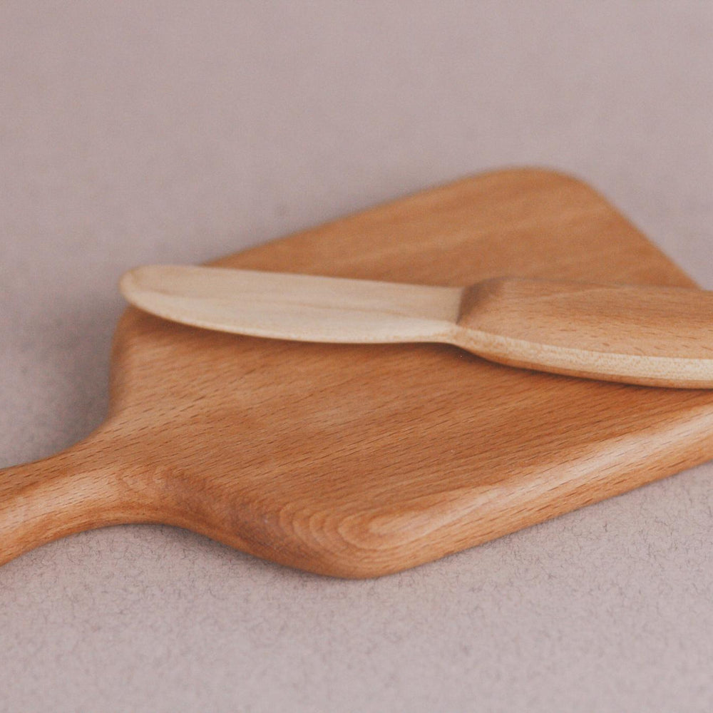 
                  
                    Handcrafted Toys Handmade Wooden Cutting Board and Wooden Knife - blueottertoys - TPBWK
                  
                