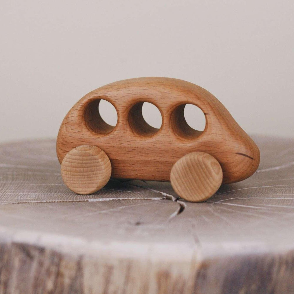 Handcrafted Toys Handmade Wooden Simple Bus - blueottertoys - TPSB