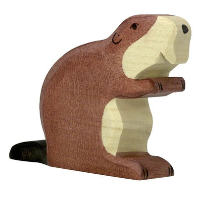 Holztiger Holztiger Wooden Figure - Beaver - blueottertoys - HT80130