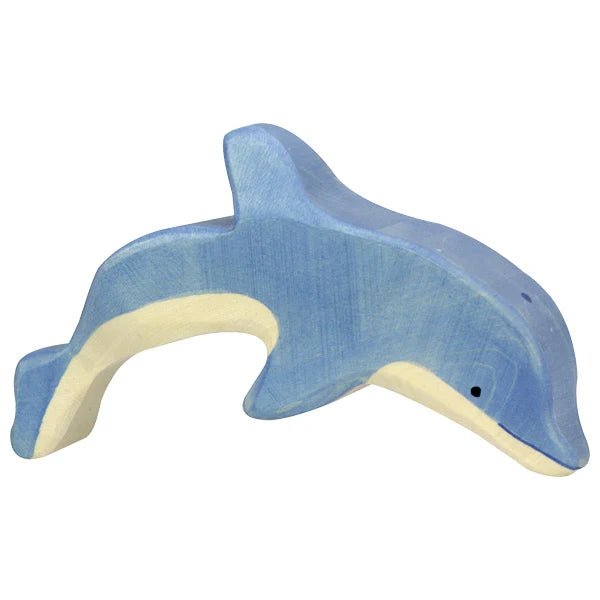 Holztiger Holztiger Wooden Figure - Dophin Jumping - blueottertoys - HT80198