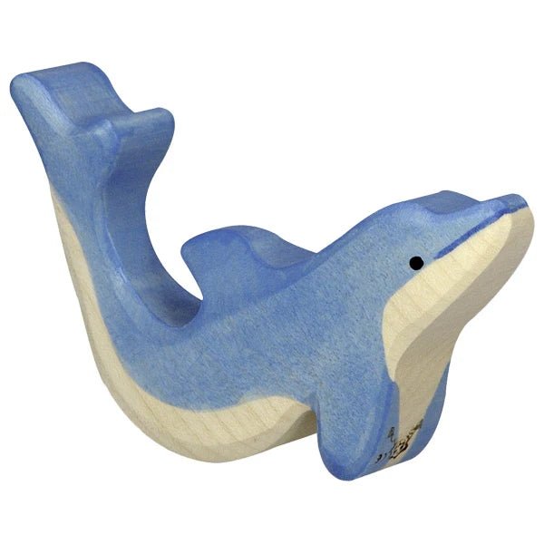 Holztiger Holztiger Wooden Figure - Dophin, Small - blueottertoys - HT80199