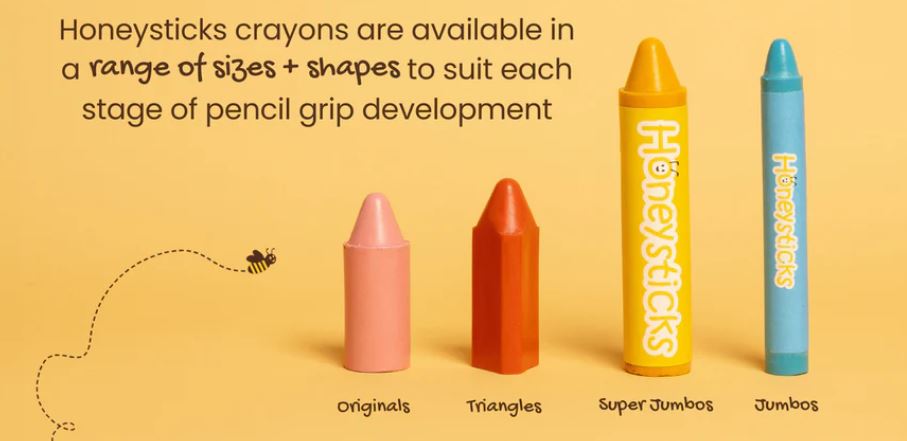 Honeysticks Honeysticks 100% Beeswax Crayons - Longs - blueottertoys - HS - LONG