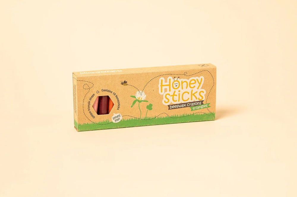 
                  
                    Honeysticks Honeysticks 100% Beeswax Crayons - Triangles (10 pcs) - blueottertoys - HS - TRI - 10PK
                  
                