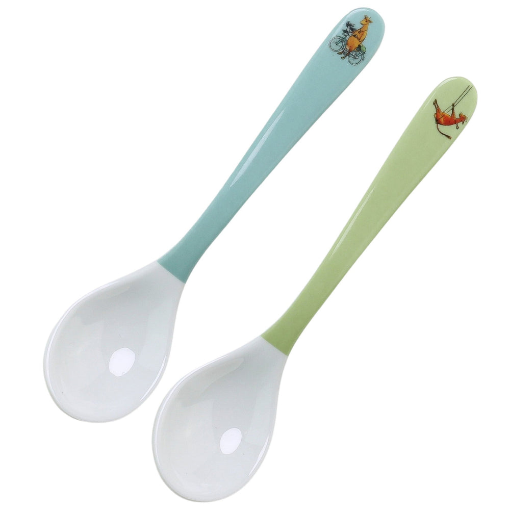 Sven Nordqvist Mamma Mu Cow Spoon Set - Melamine (1 Pair) - blueottertoys - RS4405