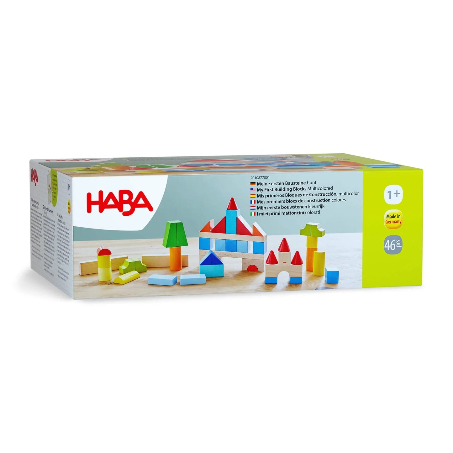 My first building block set by haba 46 pcs in box