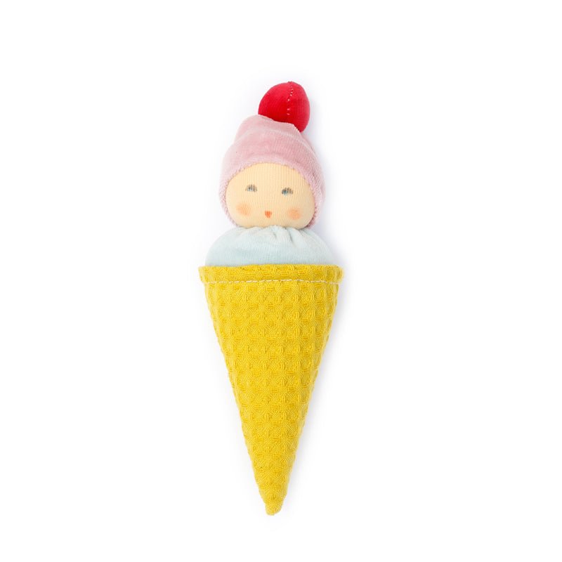 Nanchen Nanchen Ice Cream Baby Rattle Doll - blueottertoys-NC910409