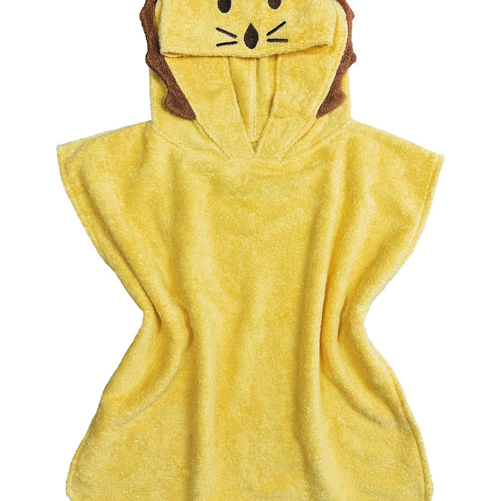 Furnis Organic Cotton Bath Poncho - Lion - blueottertoys-FS0652