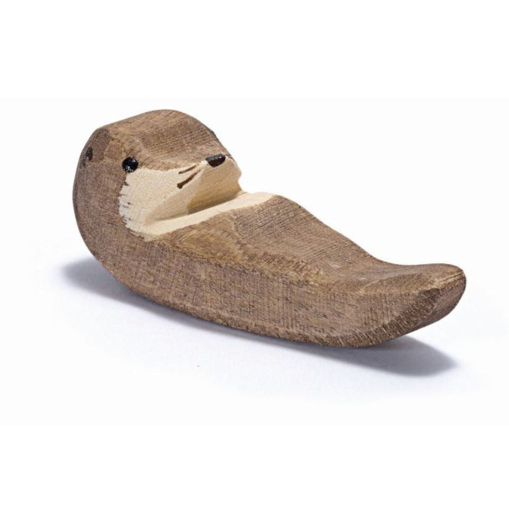 Ostheimer Oshteimer Wooden Sea Otter - Small - Swimming - blueottertoys - MV16278