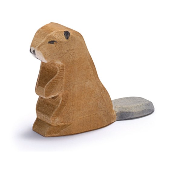 Ostheimer Ostheimer Wooden Beaver, Sitting - blueottertoys - MV16266