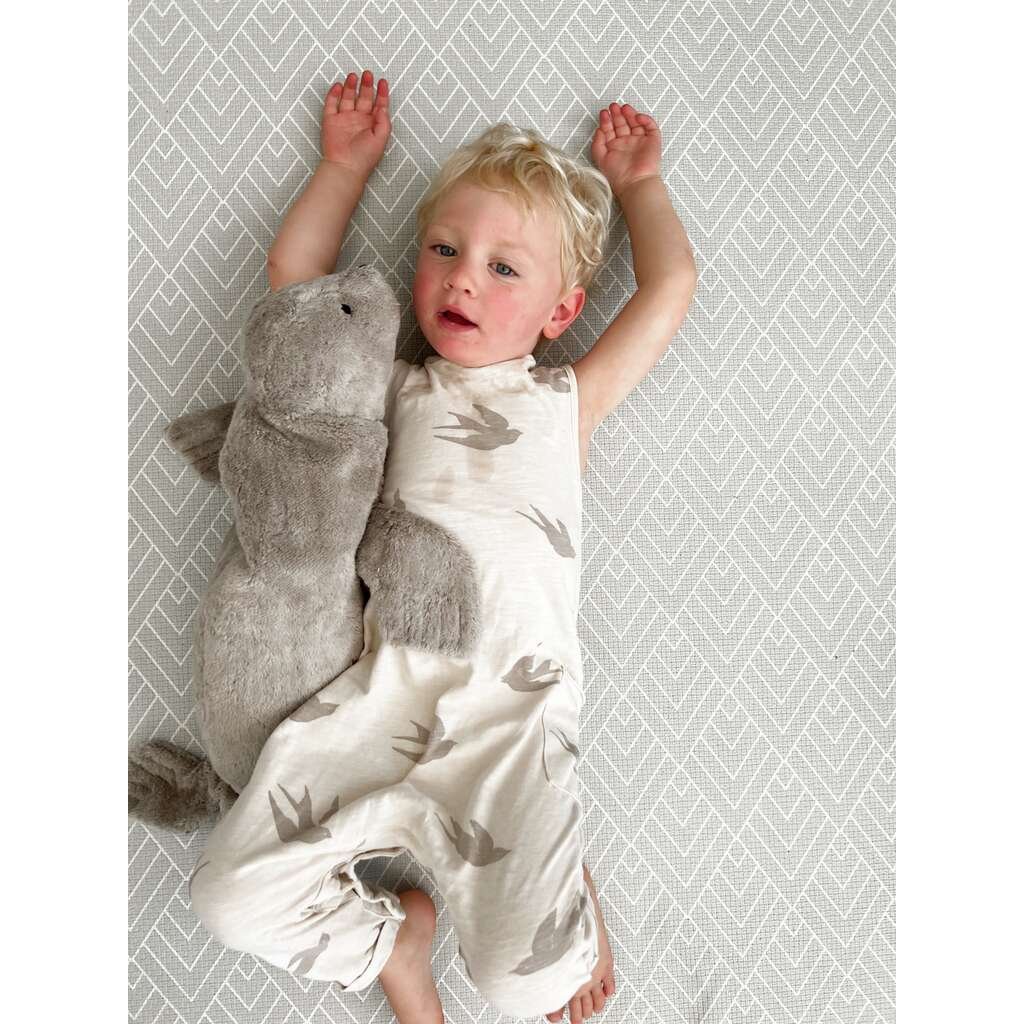 
                  
                    Senger Senger Organic Cotton Cuddly Animal Seal, Large, Gray - blueottertoys - SG - Y21049
                  
                