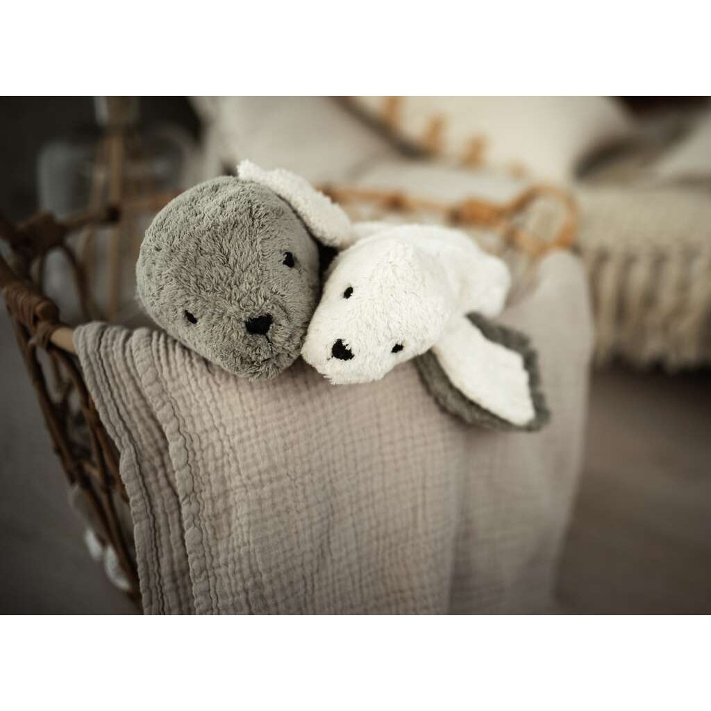 
                  
                    Senger Senger Organic Cotton Cuddly Animal Seal, Large, Gray - blueottertoys - SG - Y21049
                  
                