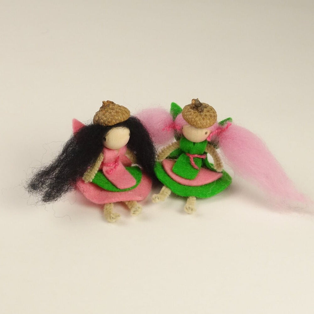 
                  
                    Two completed spring fairies from Fairy Making Kit - Pied Piper Crafts
                  
                