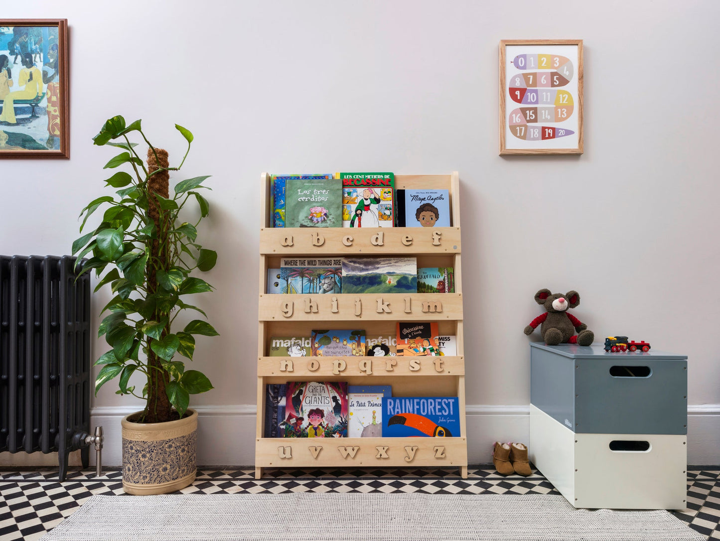 Tidy Books Tidy Books Alphabet Bookcase with Letters - blueottertoys-TD801128