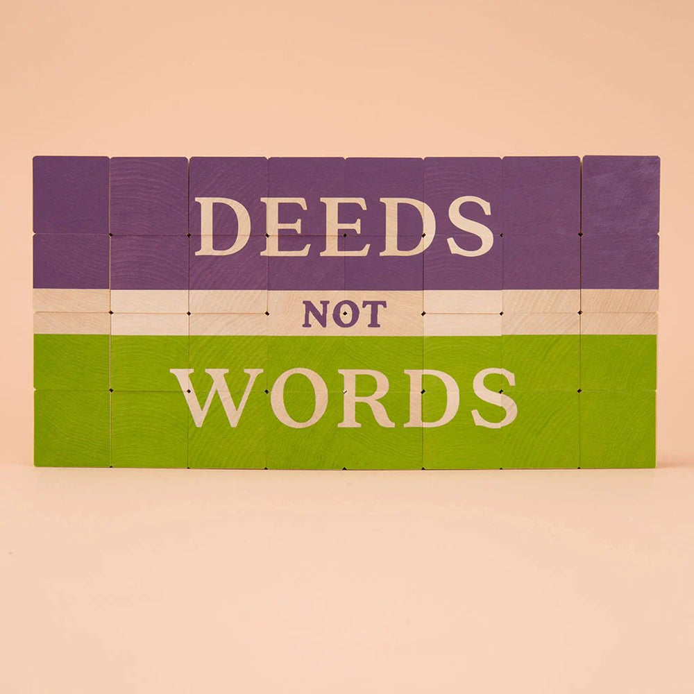 
                  
                    Uncle Goose Women Who Dared Blocks - Deeds Not Words Puzzle
                  
                