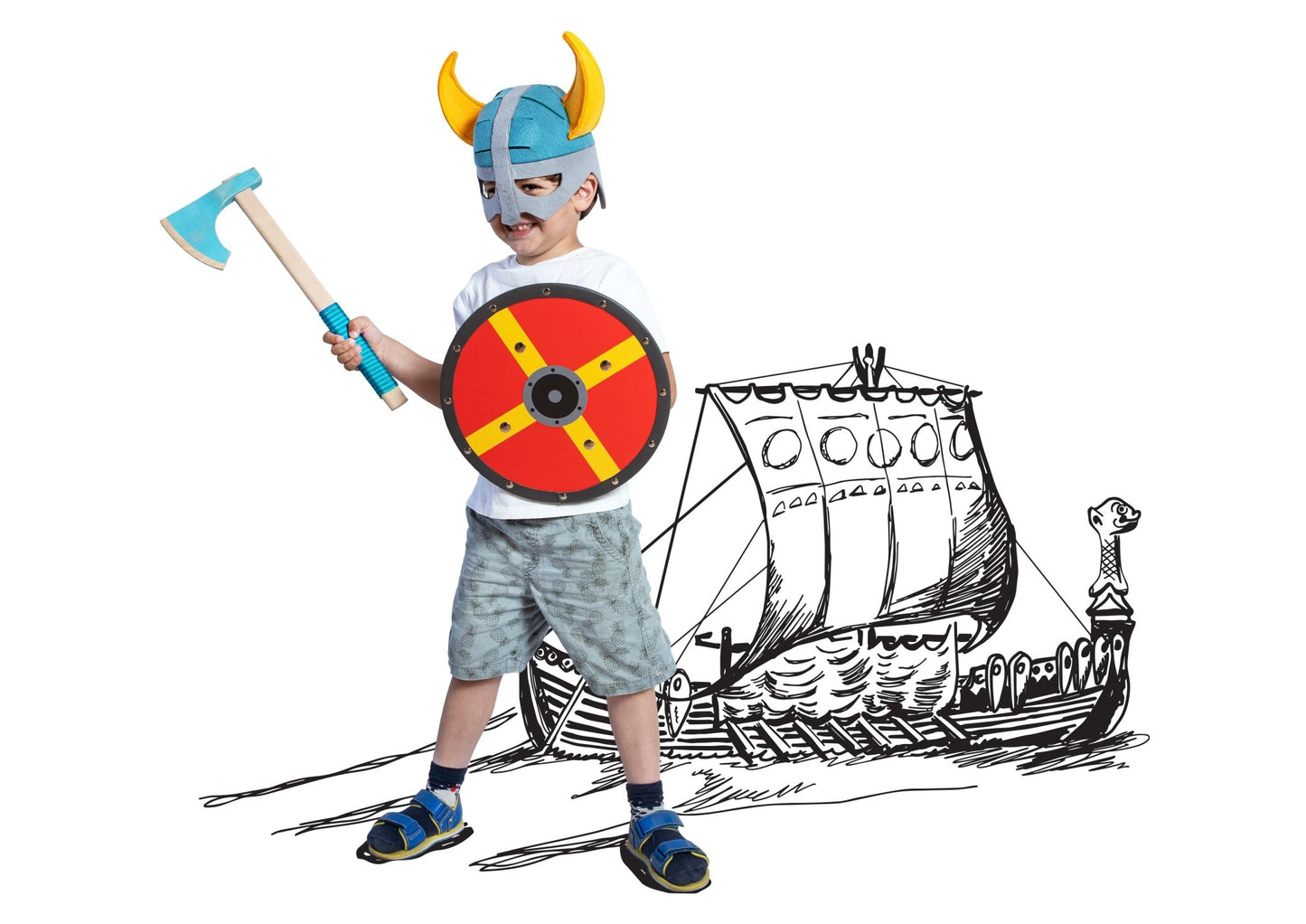 
                  
                    blueottertoys Viking Helmet by Woodsy - blueottertoys - WD0805 - S
                  
                