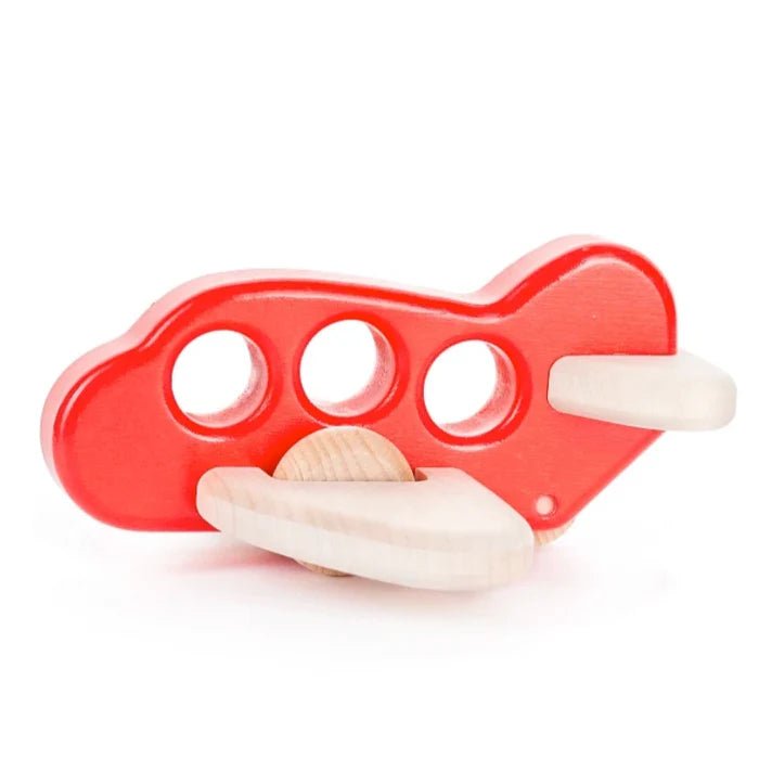 Bajo Wooden Airplane by Bajo - Red - blueottertoys - BJ41910R