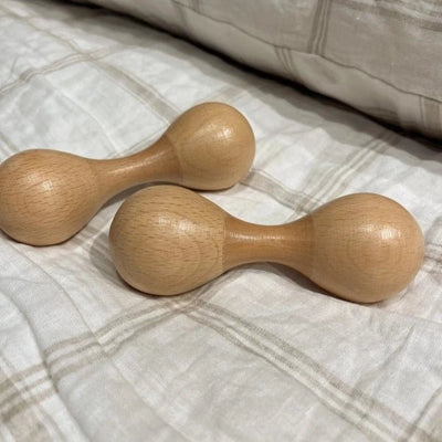 blueottertoys Wooden Double Maracas (1 pair) - blueottertoys - WE - DMAR