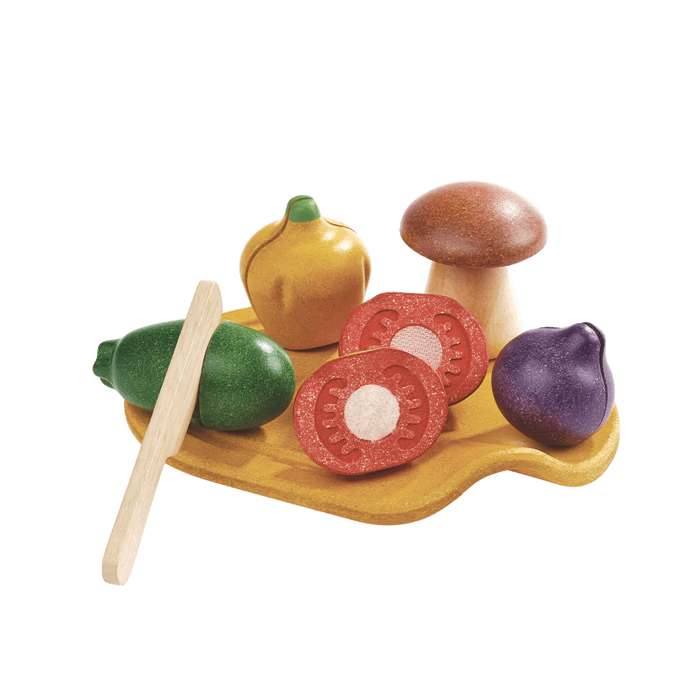 plantoys planwood vegetable set