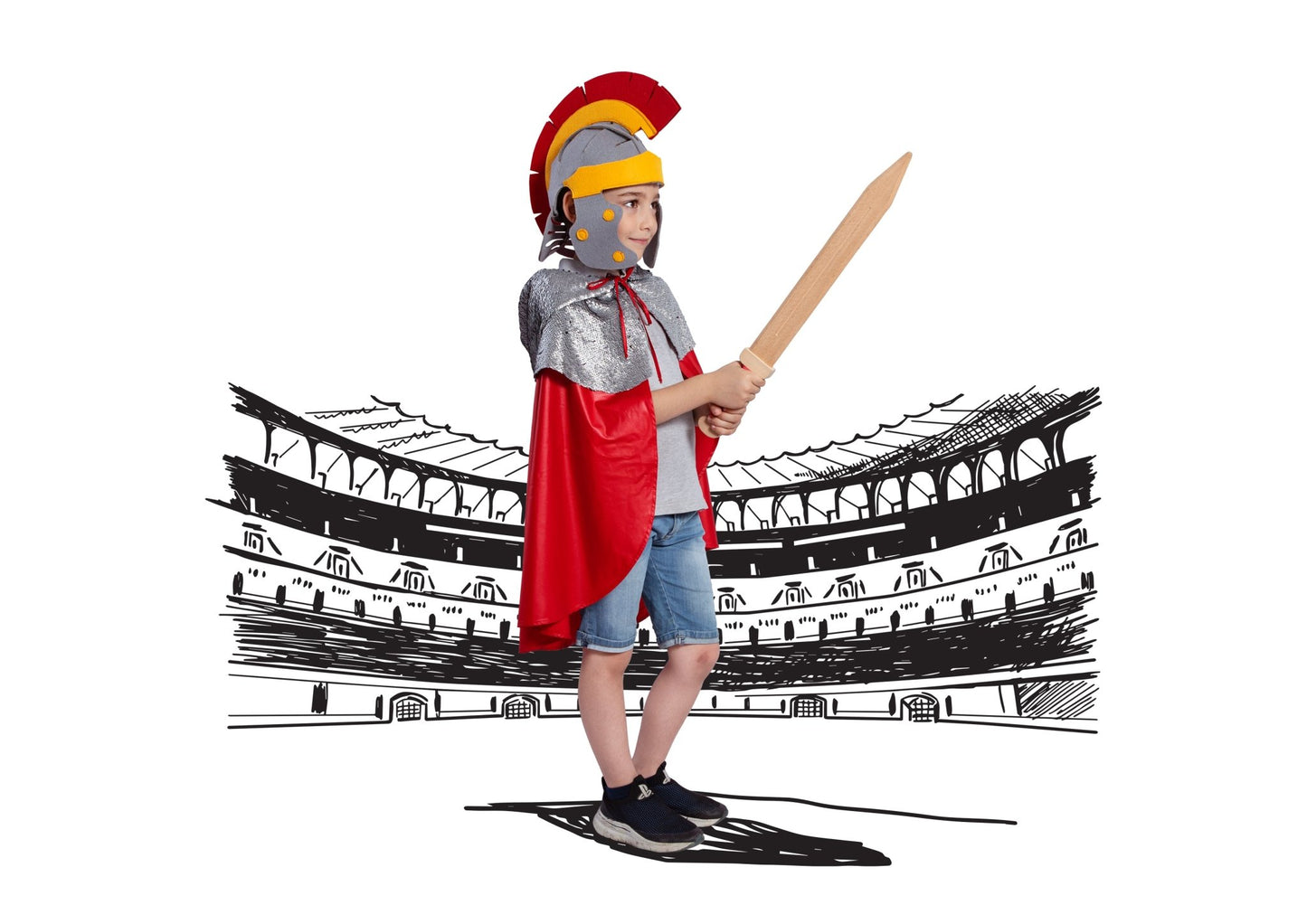 
                  
                    Woodsy roman centurion dress-up
                  
                