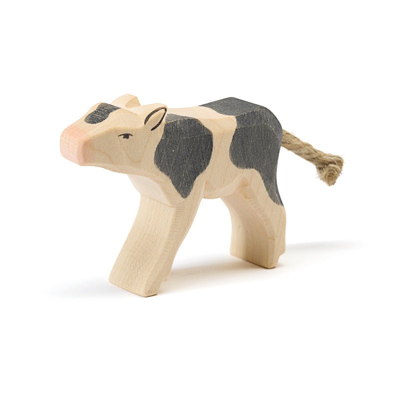 Ostheimer Ostheimer Wooden Calf - Black and White, Drinking - blueottertoys-MV11045