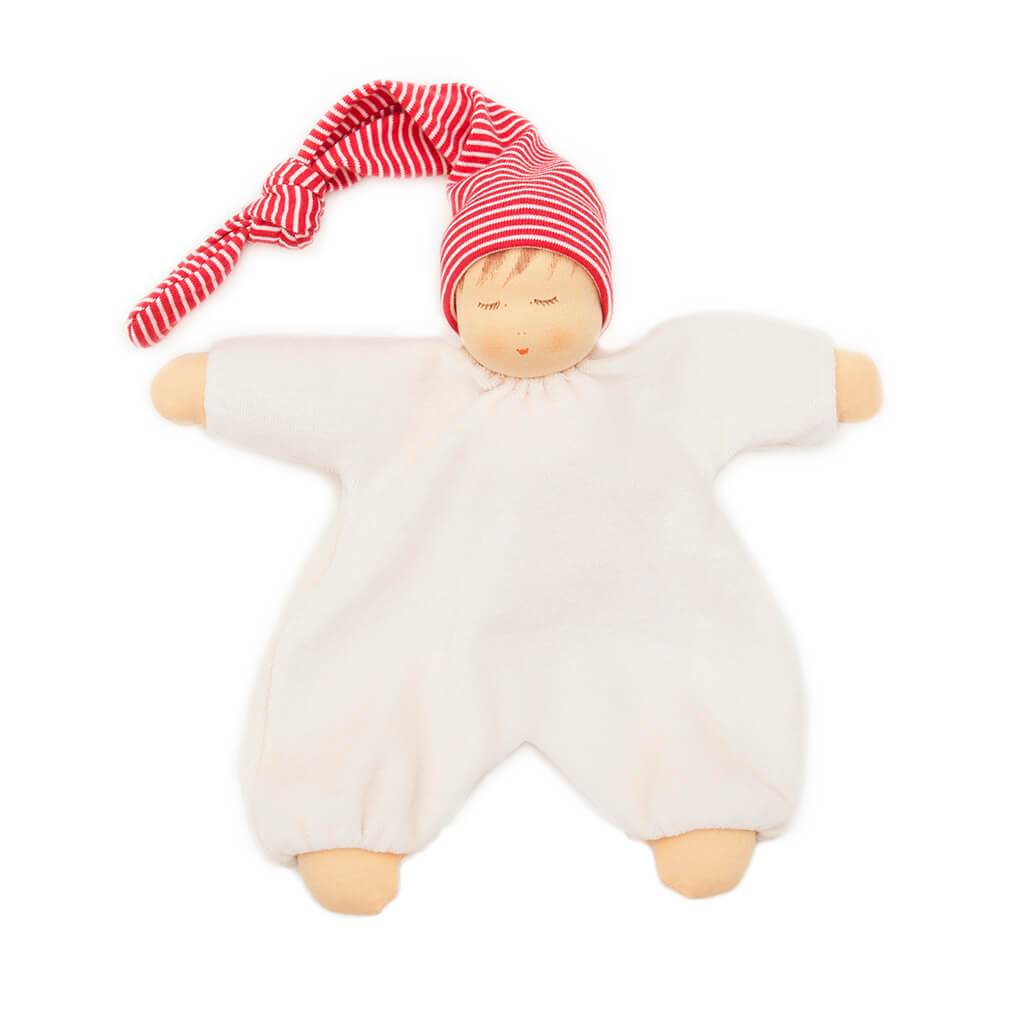 Nanchen Nanchen Organic Cotton Waldorf Style Doll "Sleepy Head" - blueottertoys-NC166422