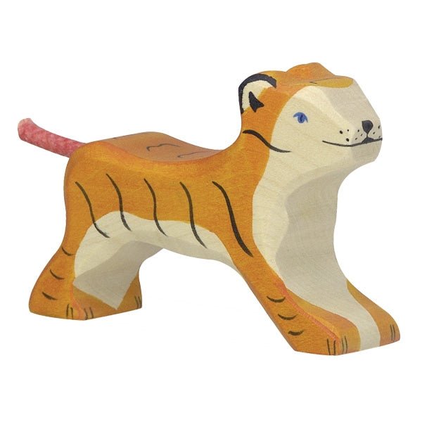 Holztiger Holztiger Wooden Figure - Small Tiger - blueottertoys-HT80137