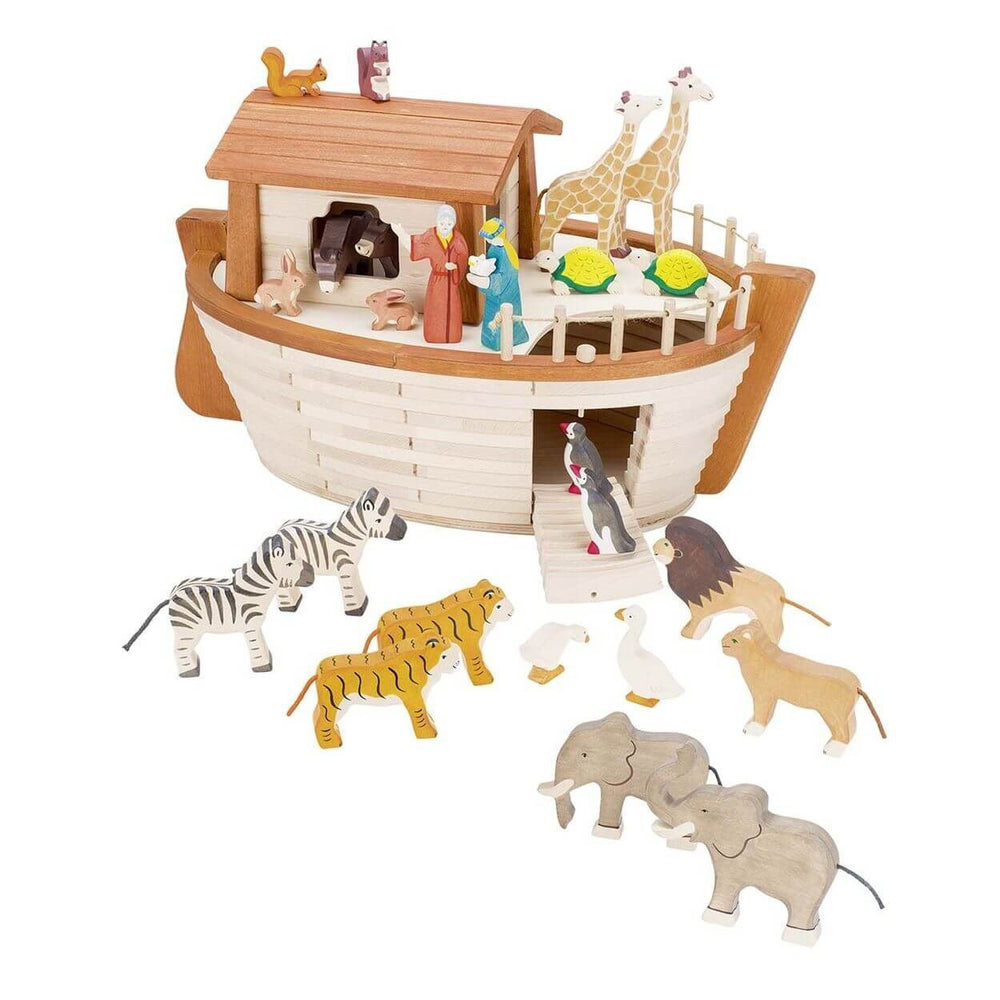 Holztiger Wooden Noah's Ark by Holztiger - blueottertoys-HT80600