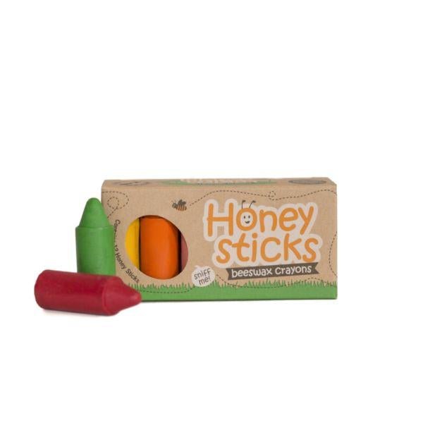 Buy the Honeysticks Jumbo Pack Beeswax Crayons at NAKED BABY ECO