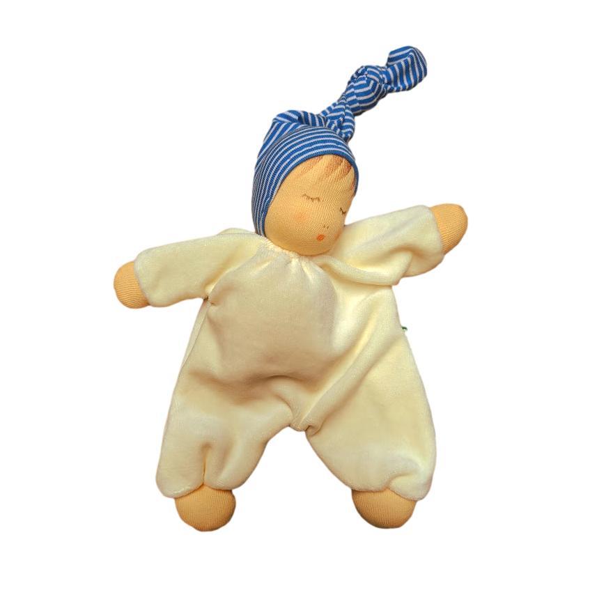 Nanchen Nanchen Organic Cotton Waldorf Style Doll "Sleepy Head" - blueottertoys-NC166455