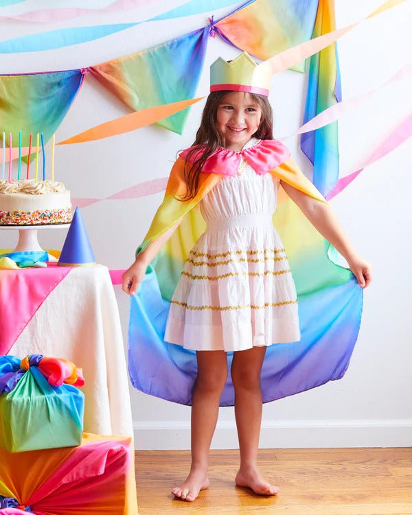 Sarah's Silks Rainbow Cape - Rainbow - By Sarah's Silks - blueottertoys-SS-3011