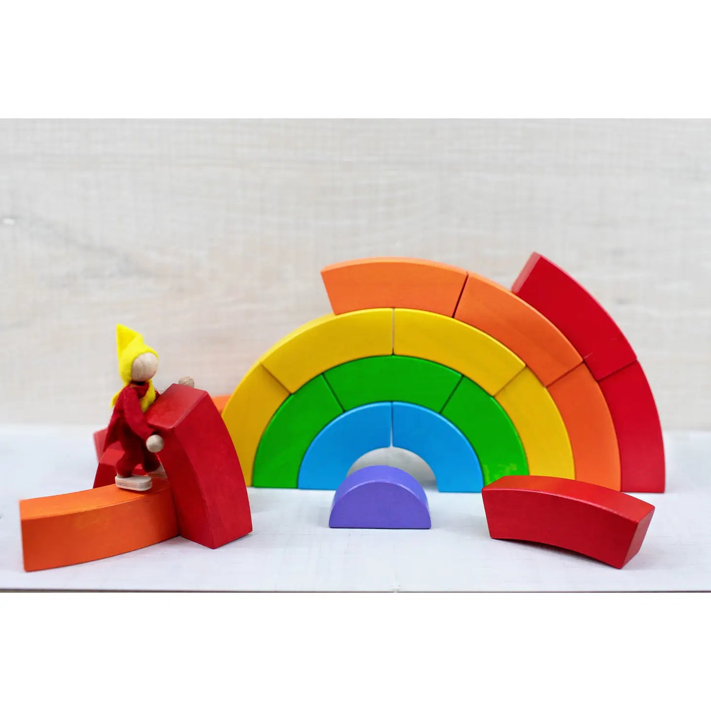 
                  
                    Bajo Wooden Rainbow Blocks by Bajo - blueottertoys-BJ78790
                  
                