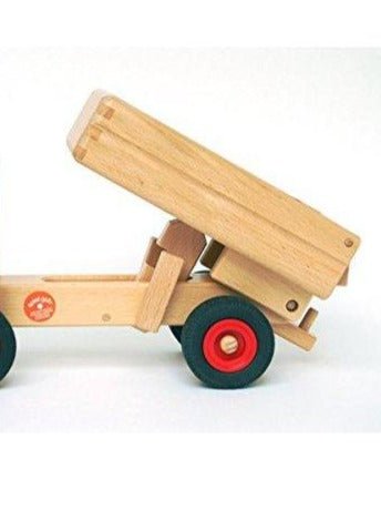 Fagus Fagus Wooden Tipper Dump Truck (Small 13") - blueottertoys-FA10.45