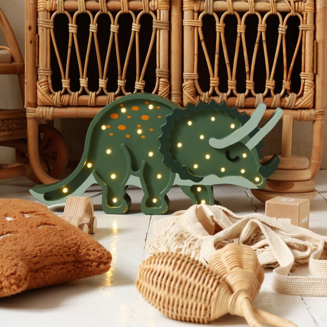 
                  
                    Little Lights US Little Lights Triceratops Dinosaur Lamp - blueottertoys-sku-1356142
                  
                