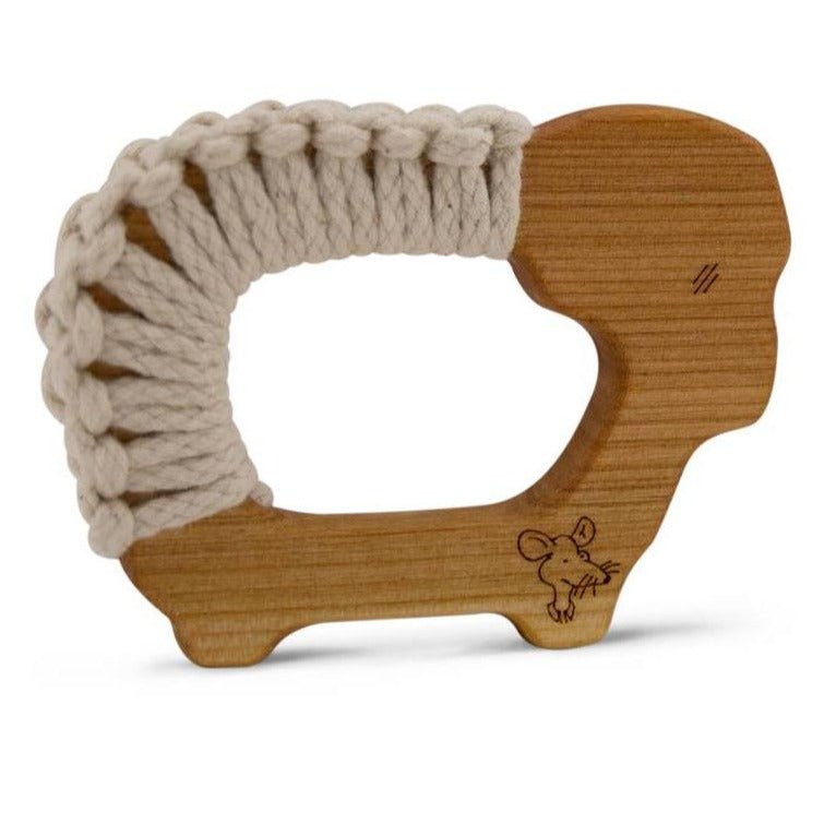 Senger Senger Wooden Grasping Toy with Yarn - Sheep - blueottertoys-SG-Y22202